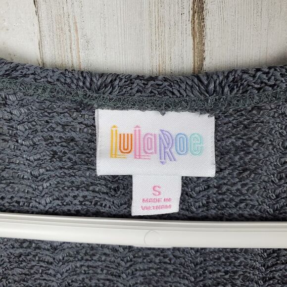 LuLaRoe Simply Comfortable Cardigan Sweater Gray Size Small - Picture 3 of 9